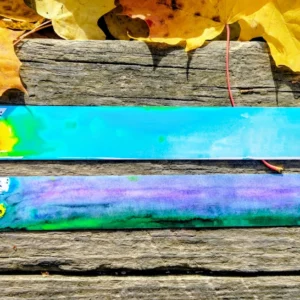 Magnetické pruhy Čáromat s označením RÁNO a VEČER, ideální pro přehledný denní plán dětí.